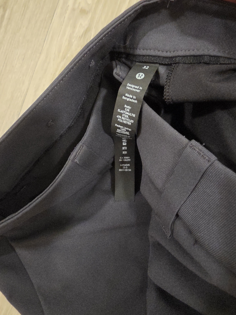 Lululemon Commission Pants Graphite